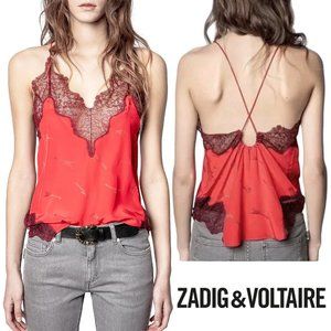 OBO. Zadig & Voltaire. Crush Jac Guitar Caraco Camisole Top